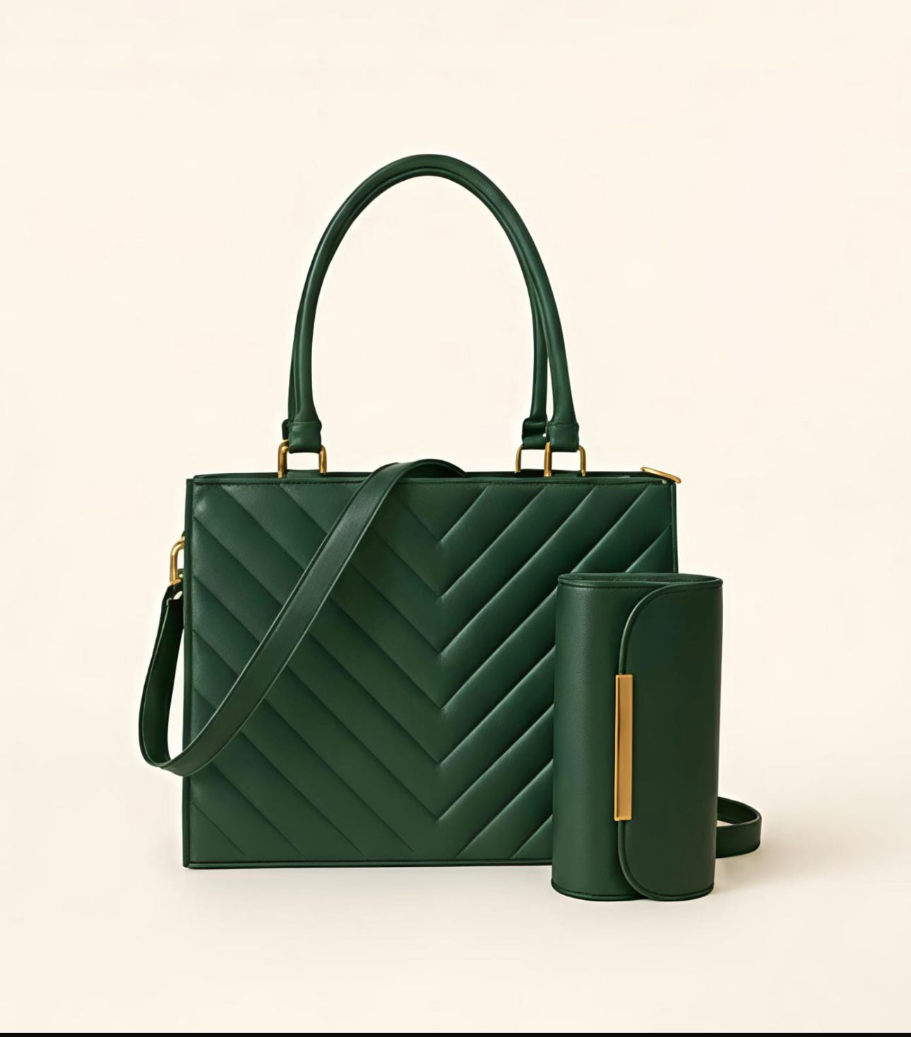 2pcs Quilted tote bag stb