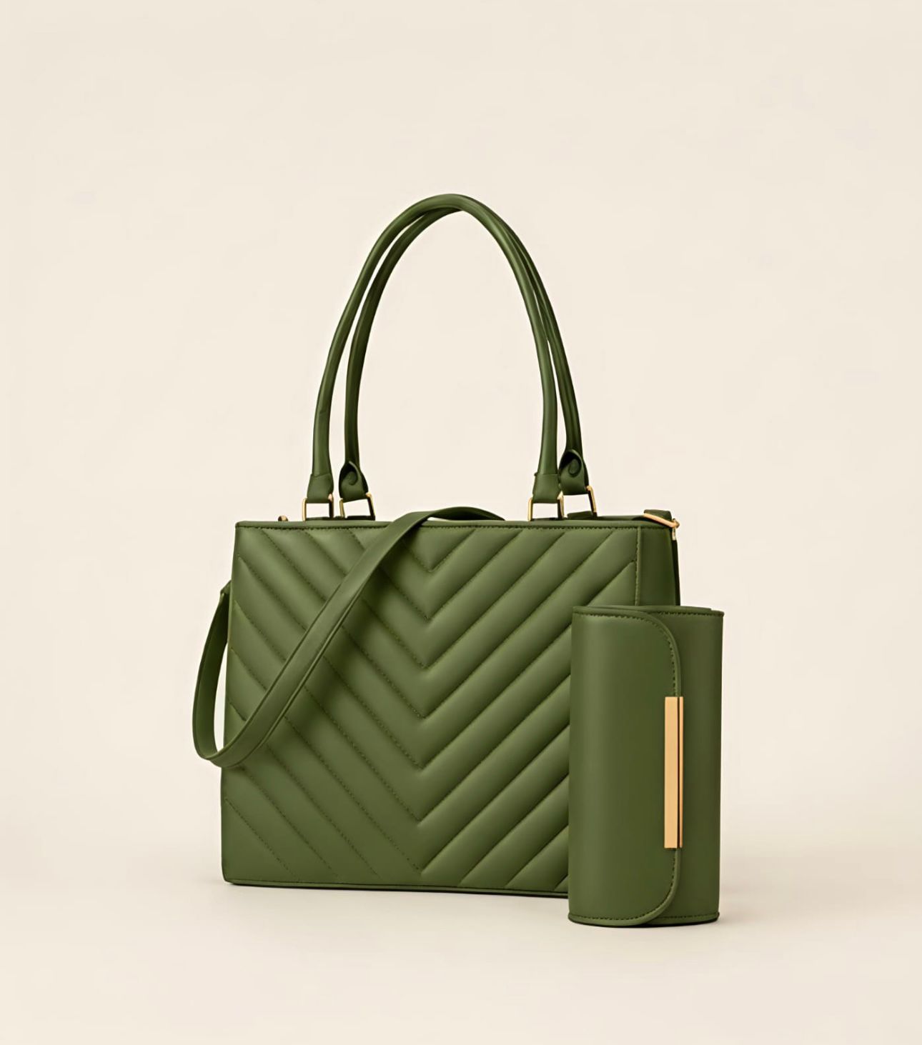 2pcs Quilted tote bag stb