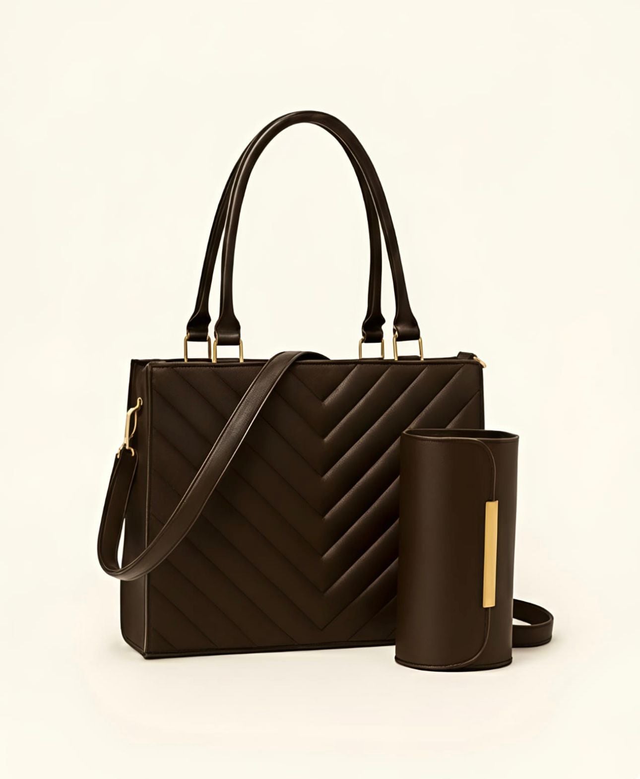 2pcs Quilted tote bag stb